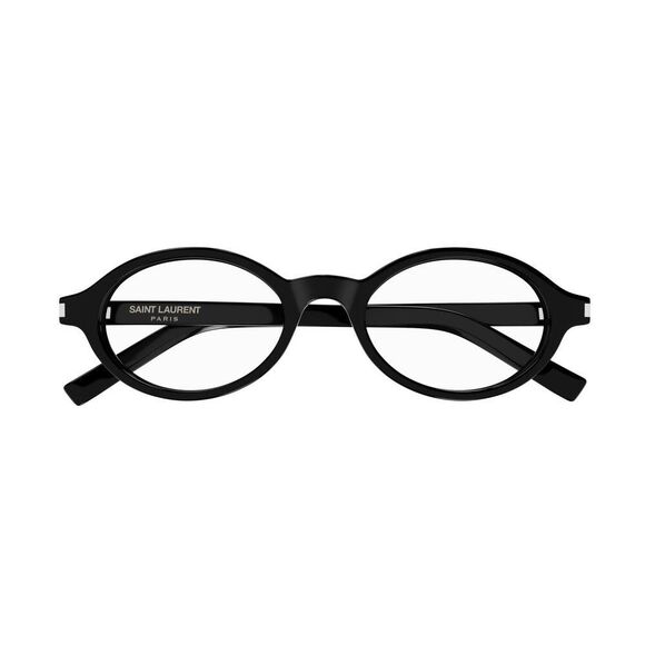 NEW Saint Laurent SL751 JEANNE OPT 001 Black/Clear Blue Light Block - Picture 11 of 12
